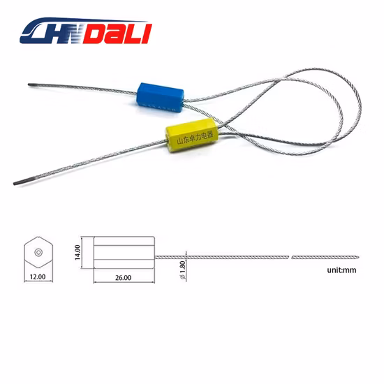 Sello de cable de acero apretado al por mayor de fábrica