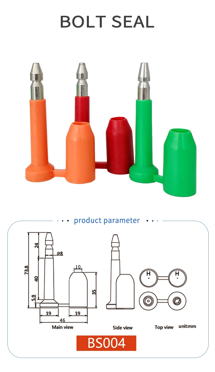 Customize High Quality Security Container Trailer Seal with Serial Numbers Printed Bolt Seal Factory