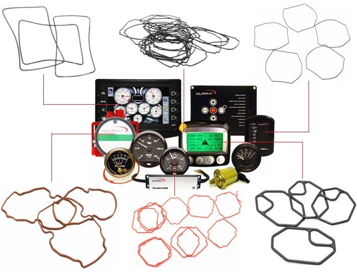 Customized Black Rubber Meter Seals