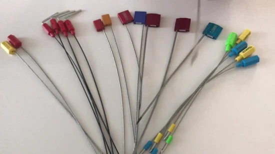 Sellos de cable de alambre de candado de seguridad de contenedor para muestra gratis