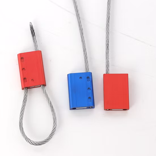 Sellos de alta seguridad C111 Sello de cable Alambre de alta resistencia a la tracción Cabezal de bloqueo de aleación de aluminio