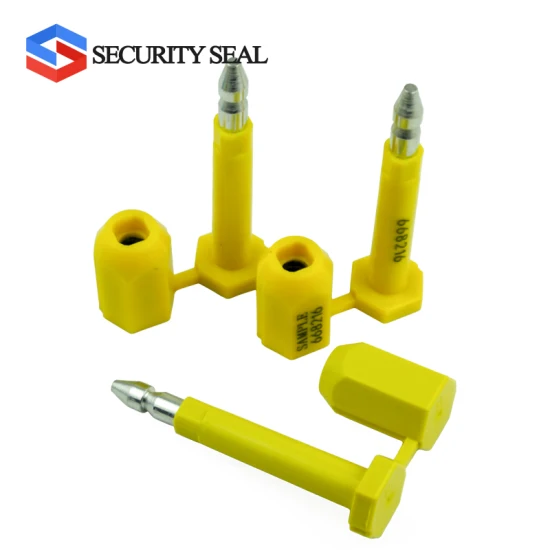 Personalice el sello del remolque del contenedor de seguridad de alta calidad con números de serie Impreso Bolt Seal Factory